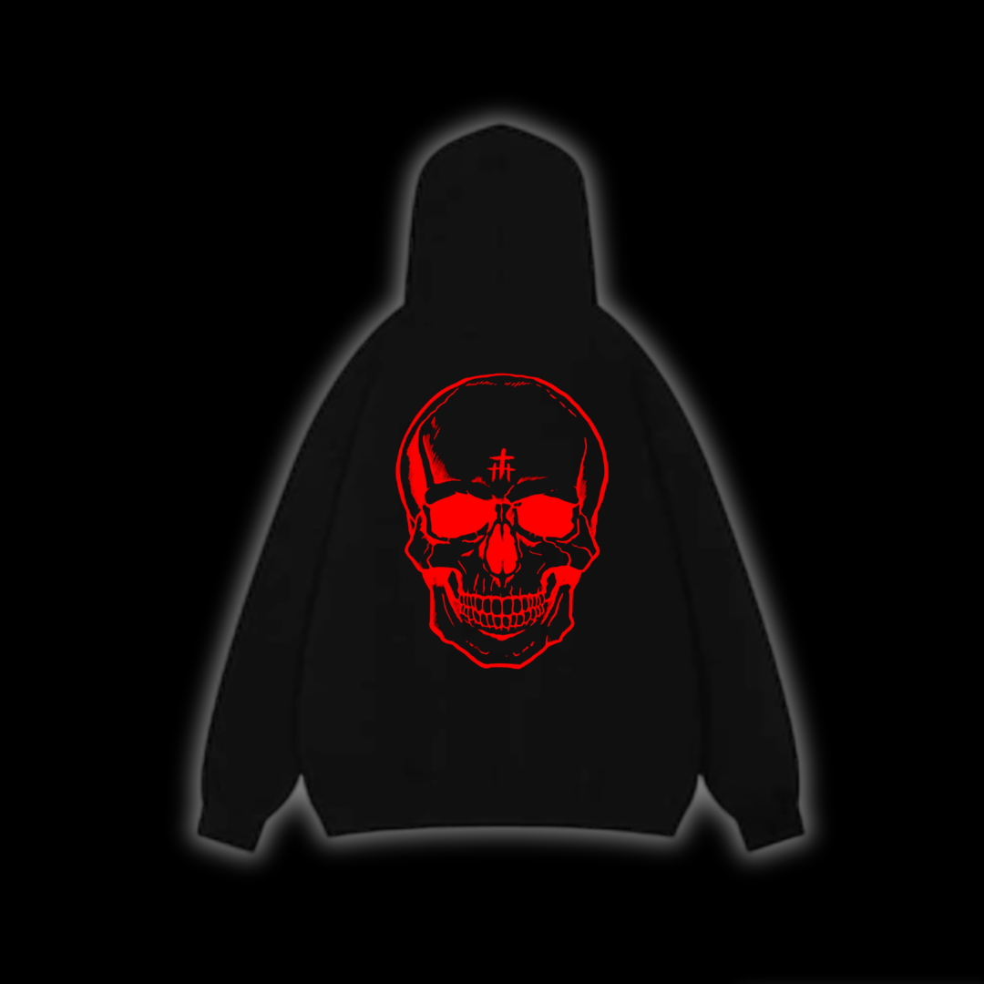 TRIPLE CROSS HOODIE’S ( RED )