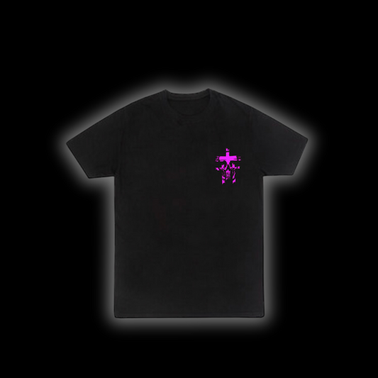 TRIPLE CROSS T-SHIRT ( PINK )