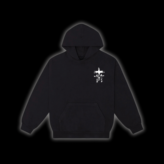 TRIPLE CROSS HOODIE’S ( WHITE )