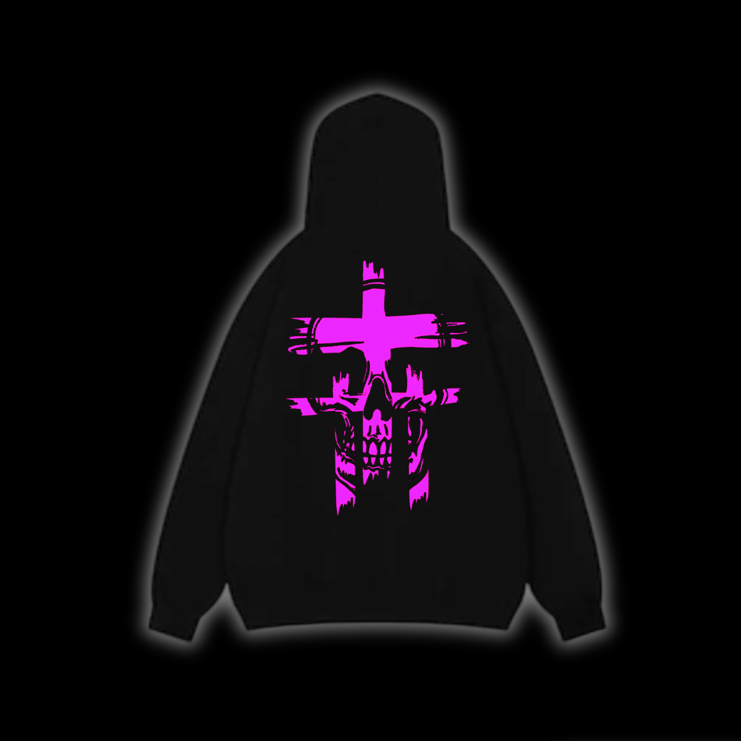 TRIPLE CROSS HOODIE’S ( PINK )