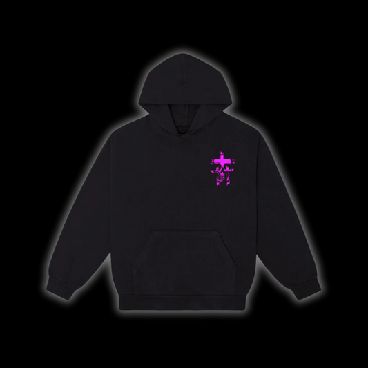 TRIPLE CROSS HOODIE’S ( PINK )